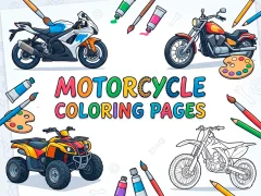 게임 Motorcycle Coloring Pages 온라인