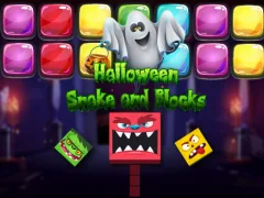 게임 Halloween Snake and Blocks 온라인