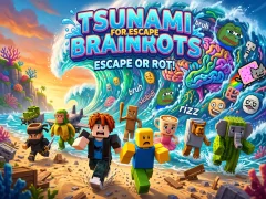 게임 Tsunami For Escape Brainrots 온라인