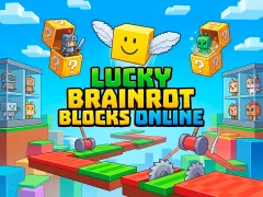 게임 Lucky Brainrot Blocks Online 온라인