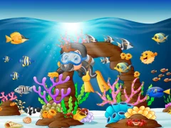 게임 Water Dive 2D: Underwater Survival 온라인