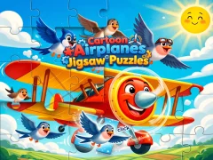 게임 Cartoon Airplanes: Jigsaw Puzzles 온라인