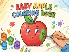 게임 Easy Apple Coloring Book 온라인