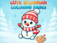 게임 Cute Snowman Coloring Pages 온라인