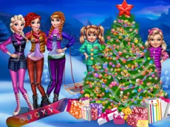 게임 Princesses Christmas tree 온라인