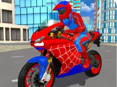 게임 Hero Stunt Spider Bike Simulator 3d 2 온라인