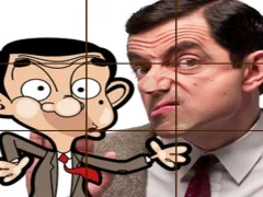 게임 Mr Bean Tile Puzzle 온라인