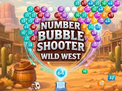 게임 Number Bubble Shooter Wild West 온라인