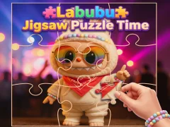 게임 Labubu Jigsaw Puzzle Time 온라인