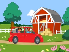 게임 Dora The explorer Dora's Ride-Along Animal Photo Adventure 온라인