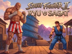 게임 Street Fighter II Ryu vs Sagat 온라인