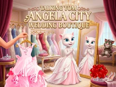 게임 Talking Tom Angela City Wedding Boutique 온라인