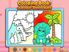 게임 Coloring Book: Jurassic Dinosaurs 온라인