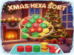 게임 Xmas Hexa Sort 온라인