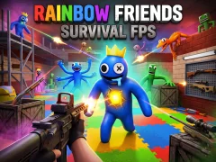 게임 Rainbow Friends Survival FPS 온라인