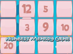 게임 Memory Game With Numbers 온라인