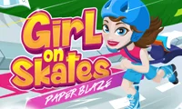게임 Girl on Skates Paper Blaze 온라인