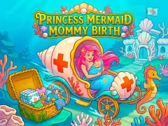게임 Princess Mermaid Mommy Birth 온라인