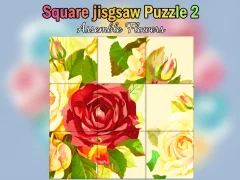 게임 Square jigsaw Puzzle 2  Assemble Flowers 온라인