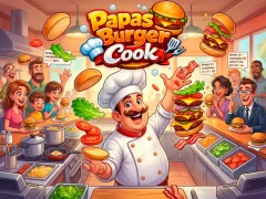 게임 Papas Burger Cook 온라인