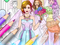 게임 Wedding Coloring Dress Up 온라인