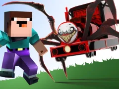 게임 Noob vs Spider Train 온라인