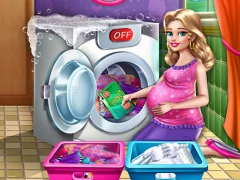 게임 Mommy washing clothes 온라인