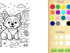 게임 Dog Coloring Book 온라인