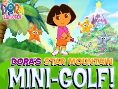 게임 Dora The explorer Dora's Star Mountain Mini-Golf 온라인