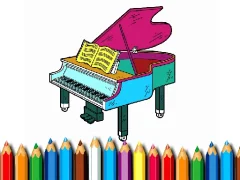 게임 Back To School: Piano Coloring Book 온라인