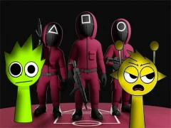 게임 Squid Game Sprunki FNF Battle 온라인