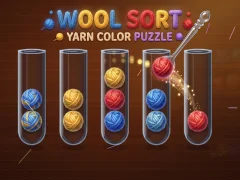 게임 Wool Sort Yarn Color Puzzle 온라인