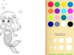 게임 Mermaid Coloring Book For Kids 온라인