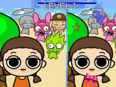 게임 Sprunki and Squid Game Difference 온라인