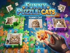 게임 Funny Puzzle: Cats 온라인