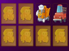 게임 Cartoon Trucks Memory 온라인