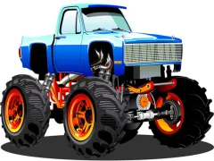 게임 Monster Truck Puzzle 온라인