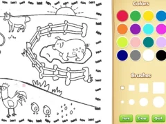 게임 Farming Coloring Book For Kids 온라인