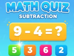 게임 Math Quiz - Subtraction 온라인
