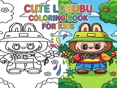 게임 Cute Labubu Coloring Book for Kids 온라인