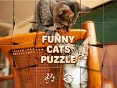 게임 Funny Cats Puzzle 온라인