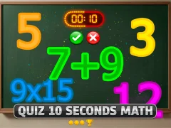 게임 Quiz 10 Seconds Math 온라인