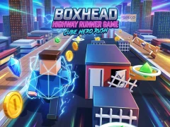 게임 Boxhead Highway Runner Game 온라인