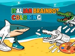 게임 Italian Brainrot Coloring 온라인