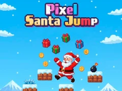 게임 Pixel Santa Jump 온라인
