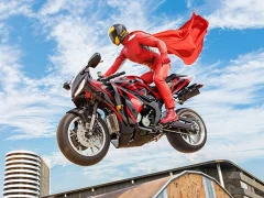 게임 Real Motorbike Super Hero Stunt 3D 온라인