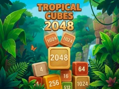 게임 Tropical Cubes 2048 온라인