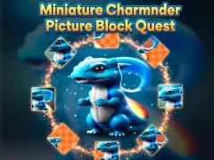 게임 Miniature Charmander Picture Block Quest 온라인