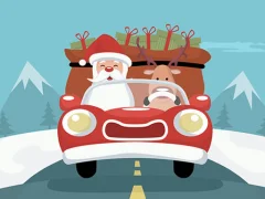 게임 Santa Giving Presents Jigsaw 온라인