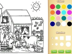 게임 Farm Coloring Book For Kids 온라인